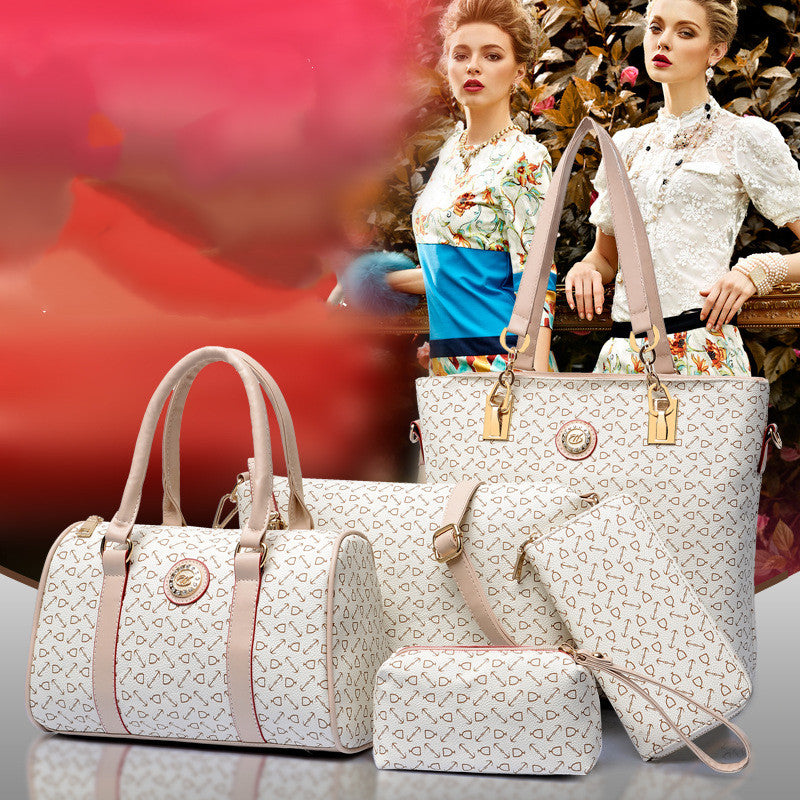 Women's Arrow Pattern Six-Piece Bag Set
