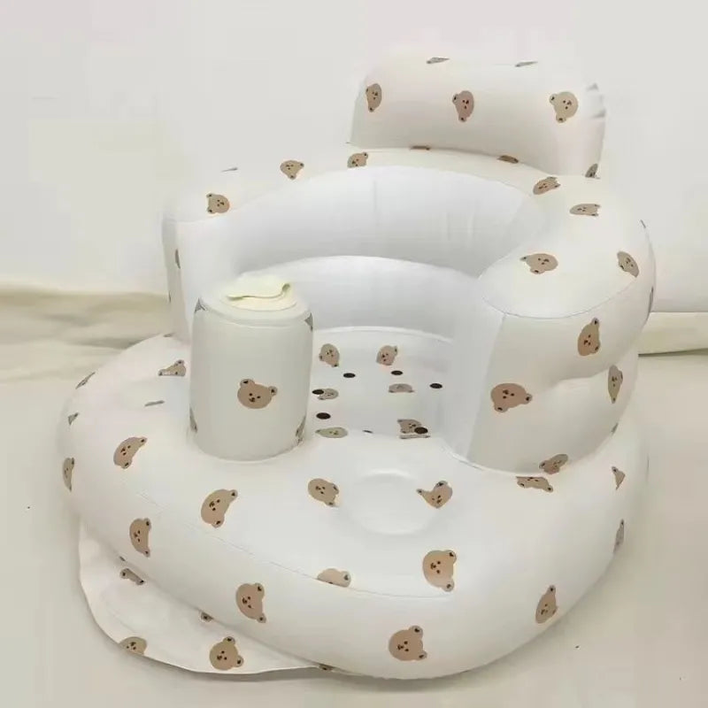 Aufblasbarer Babystuhl zum Essen & Baden