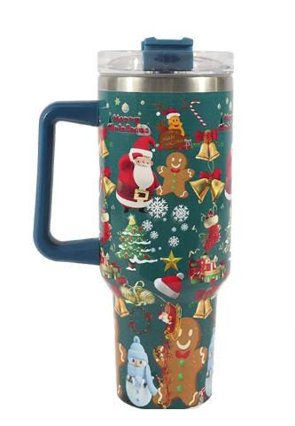 Christmas Stainless Steel Tumbler 1200ml