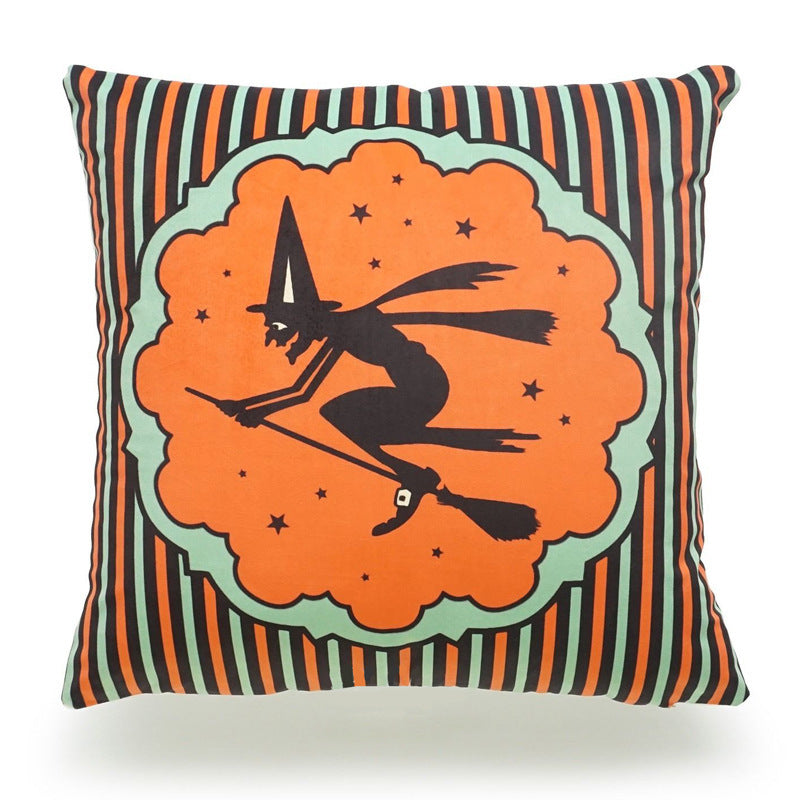 Halloween Cotton-Linen Cushion Cover