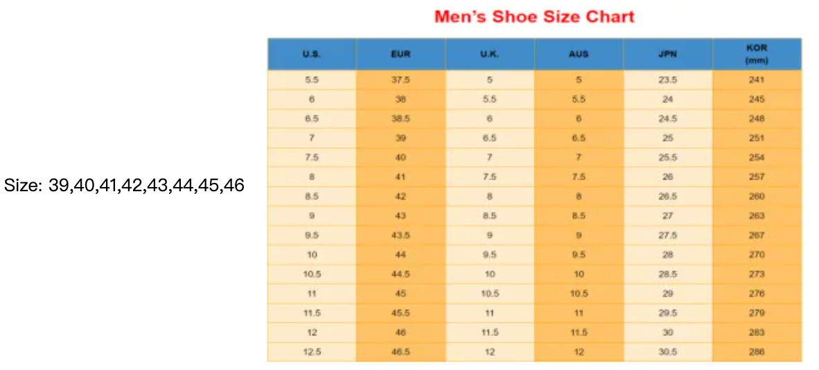 Lightweight Sports Shoes – Breathable Mesh, EU 39–46, 4 Colours