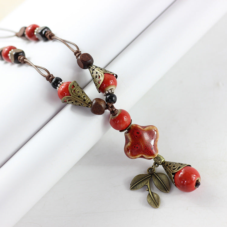Long Pendant Sweater Necklace for Women