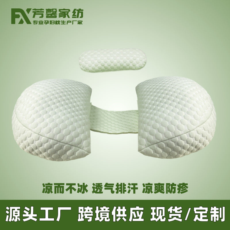 U-Shaped Pregnancy Pillow with Support Cushion