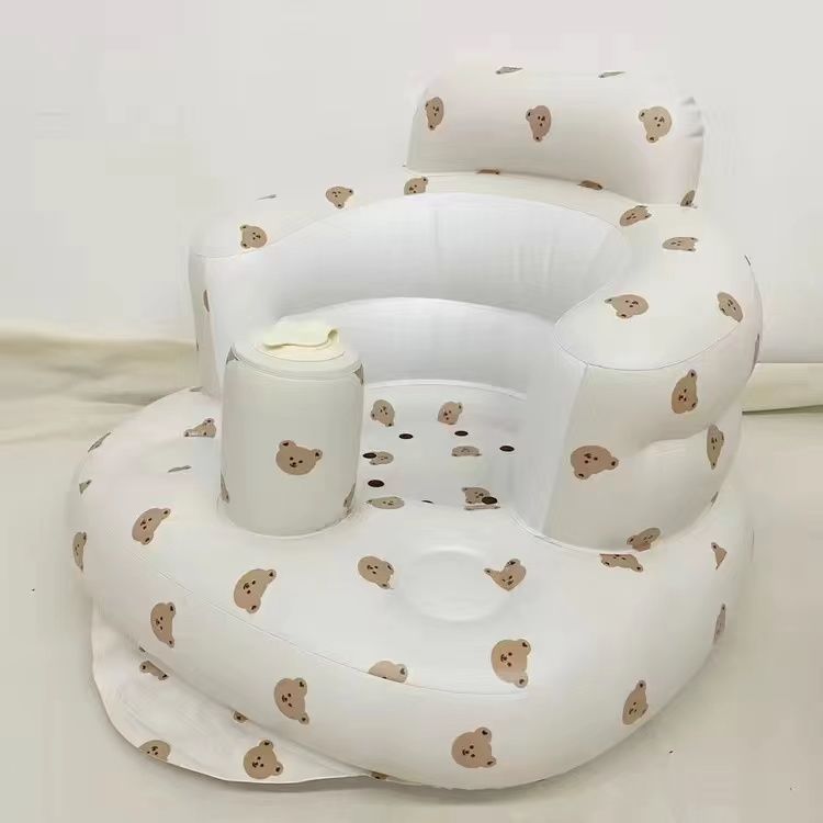 Aufblasbarer Babystuhl zum Essen & Baden