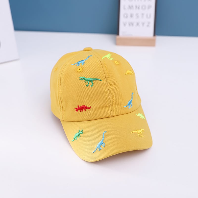 Bunte Dinosaurier-Baseballmützen für Kinder