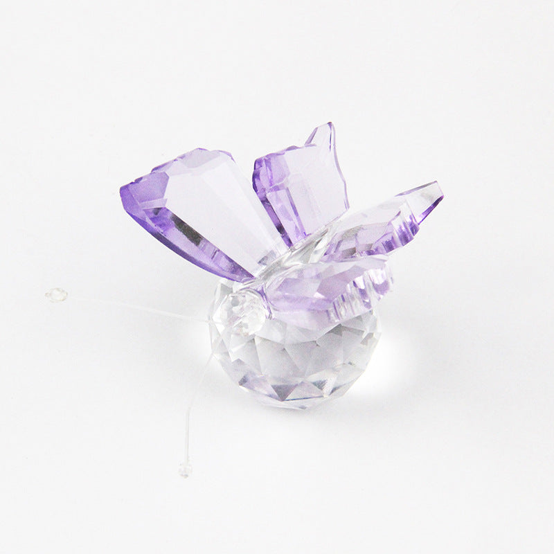 Schmetterlingsfigur aus Kristall – elegante Heimdekoration und Geschenk
