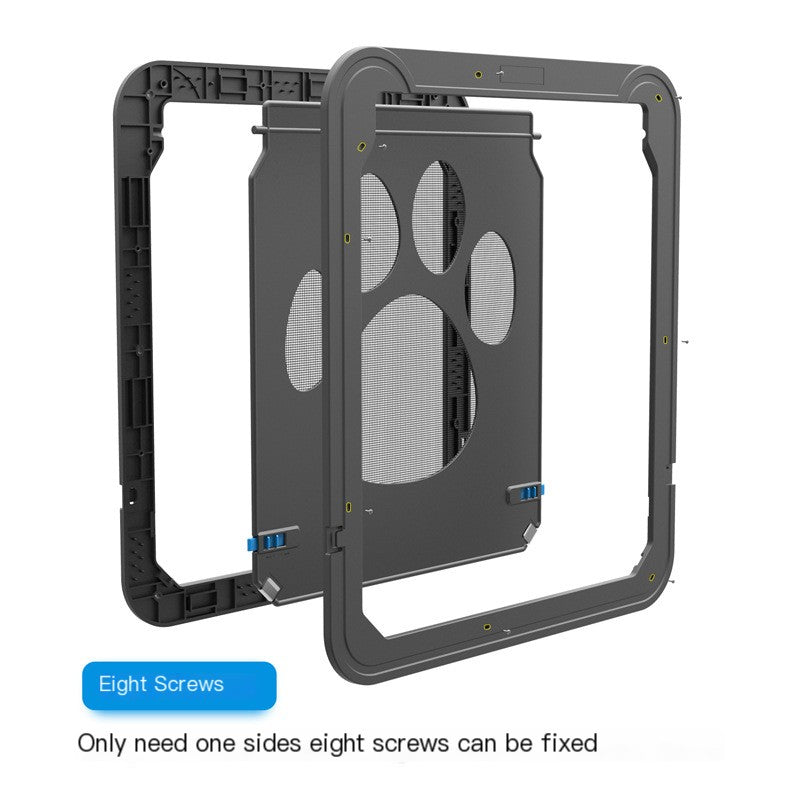 Pet Door with Anti-Scratch Flap – Easy Access for Cats and Dogs