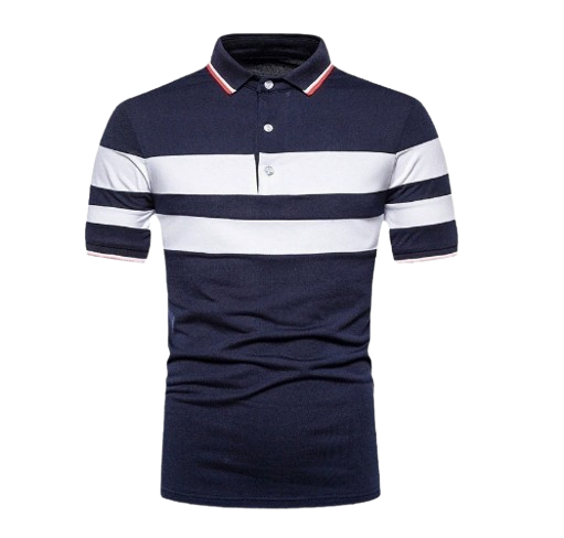 Men's Short Sleeve Contrast Polo Shirt (New Clothing)