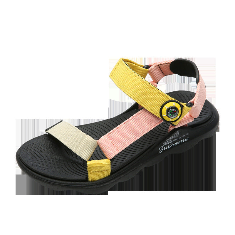 Kids' Webbing Beach Sandals – Colourful EVA Summer Sandals for Boys & Girls