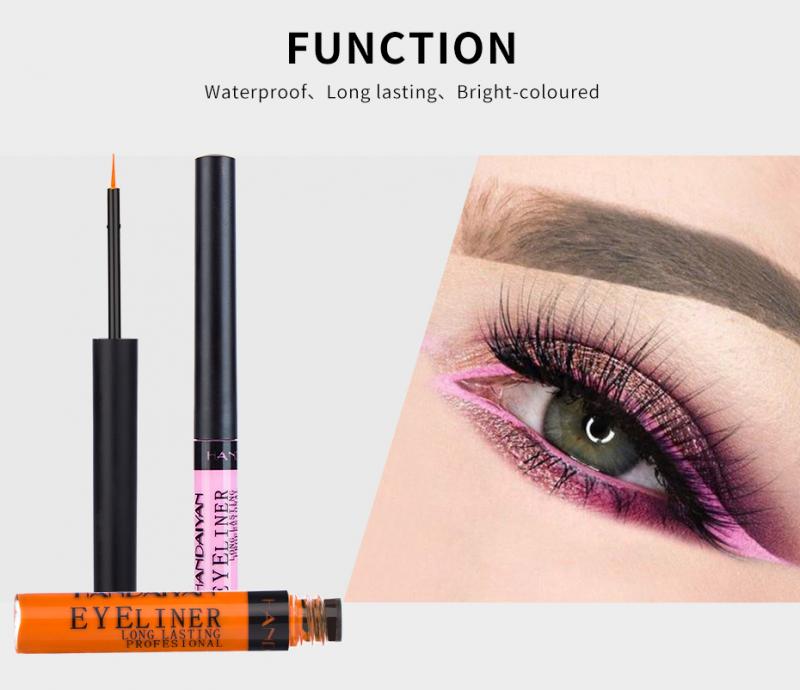 HANDAIYAN 12 Colour Liquid Eyeliner – Waterproof Long-Lasting Eye Liner Pencil