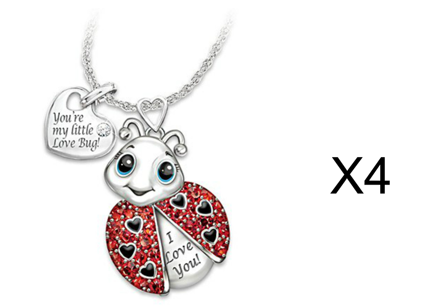 Ladybug Pendant Necklace