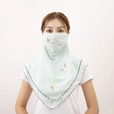 Women's UV Protection Chiffon Face Mask