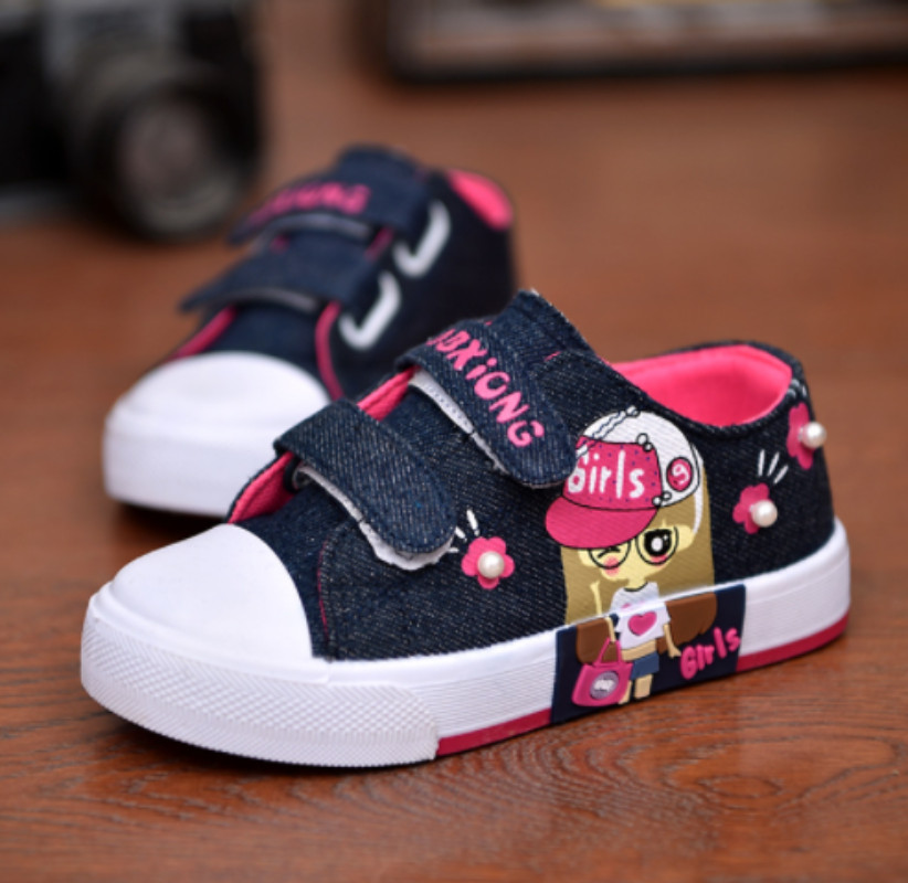 Kids' Cartoon Canvas Trainers