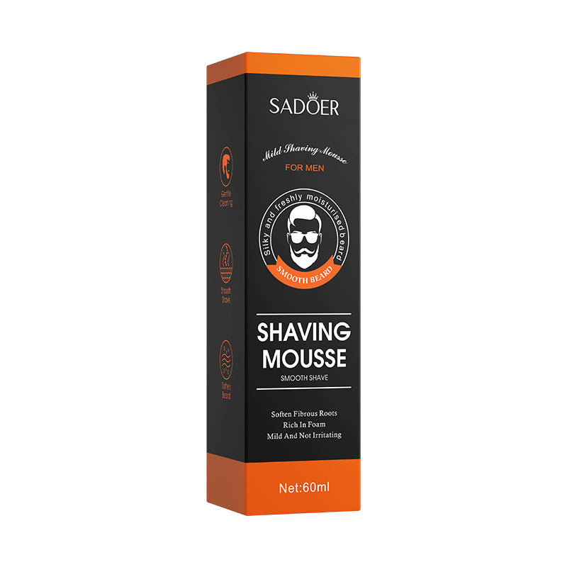 SADOER Men's Shaving Mousse & Beard Care Set