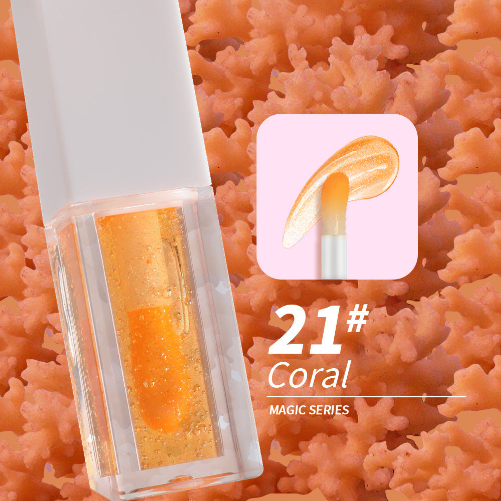 Colour Changing Moisturizing Lip Gloss – pH-Reactive Tinted Shine