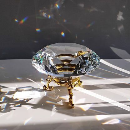 Crystal Glass Diamond Sun Catcher Home Decor Piece