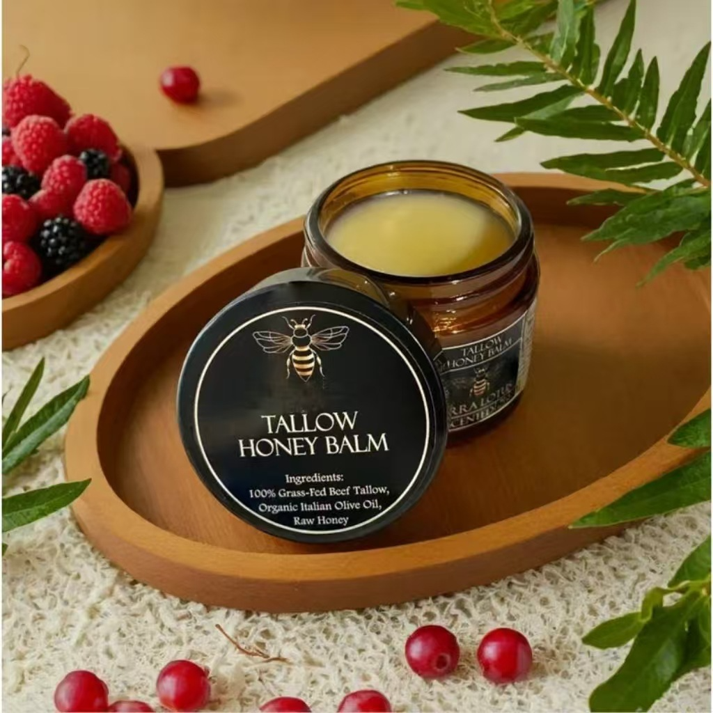 Crème hydratante visage Miel-Beurre | Baume au suif et au miel