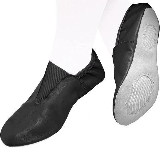 Unisex Goat Leather Gymnastics Shoes with Rubber Sole