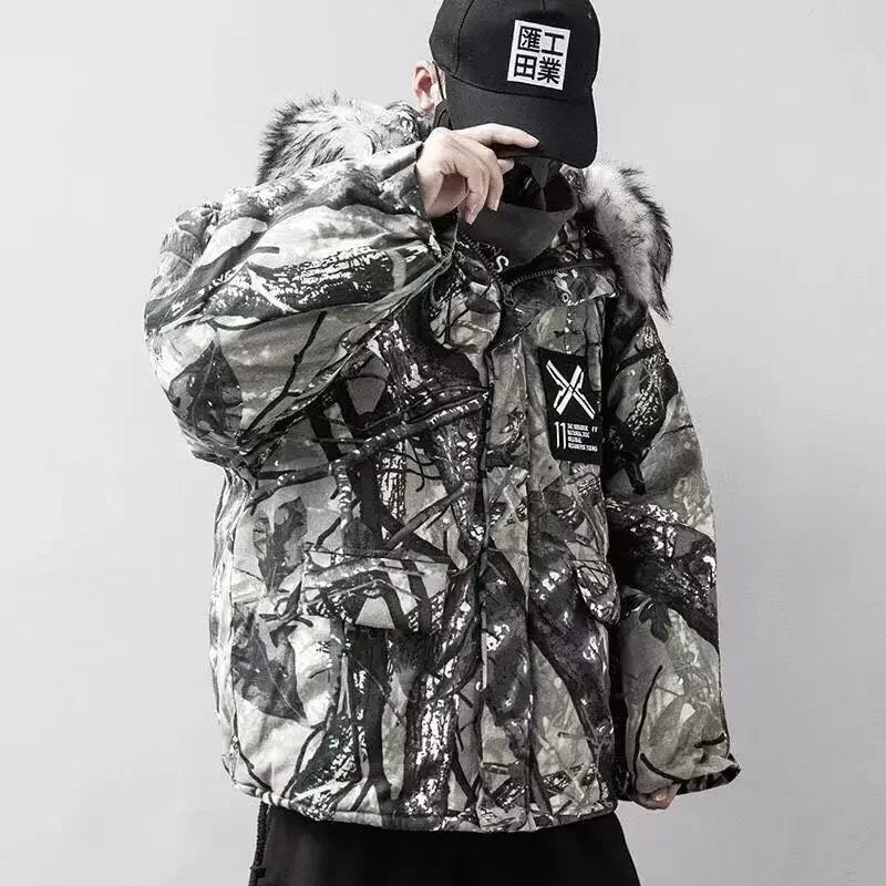 Unisex Hooded Padded Winter Jacket
