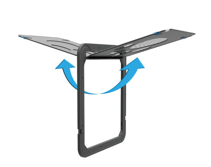 Pet Door with Anti-Scratch Flap – Easy Access for Cats and Dogs