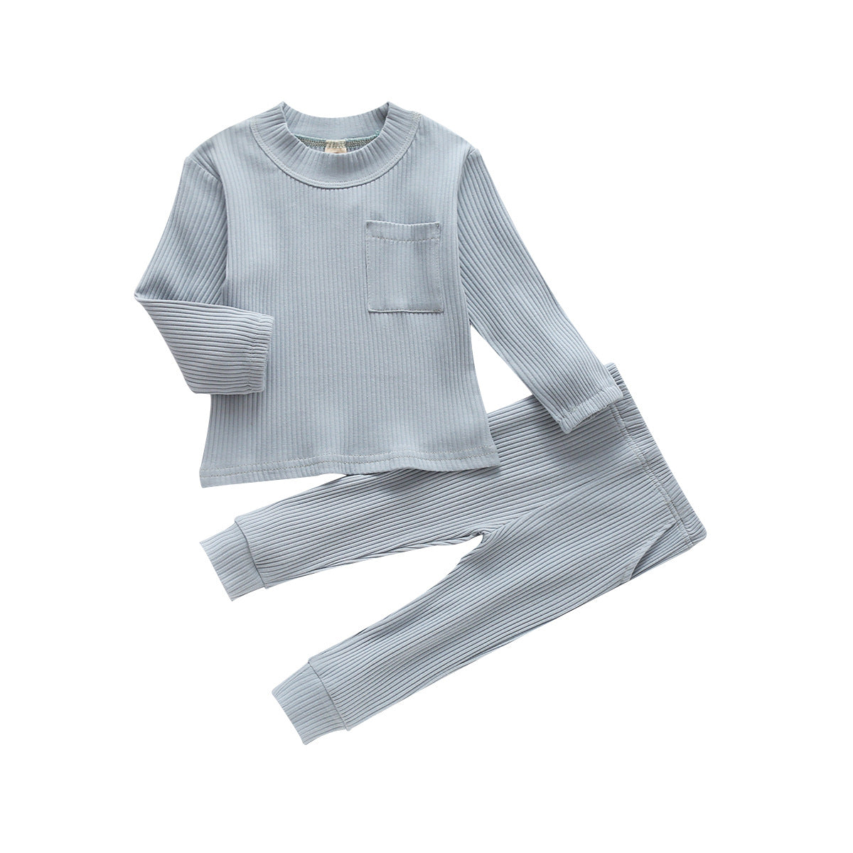 Kids' Striped Long Sleeve Outfit Set