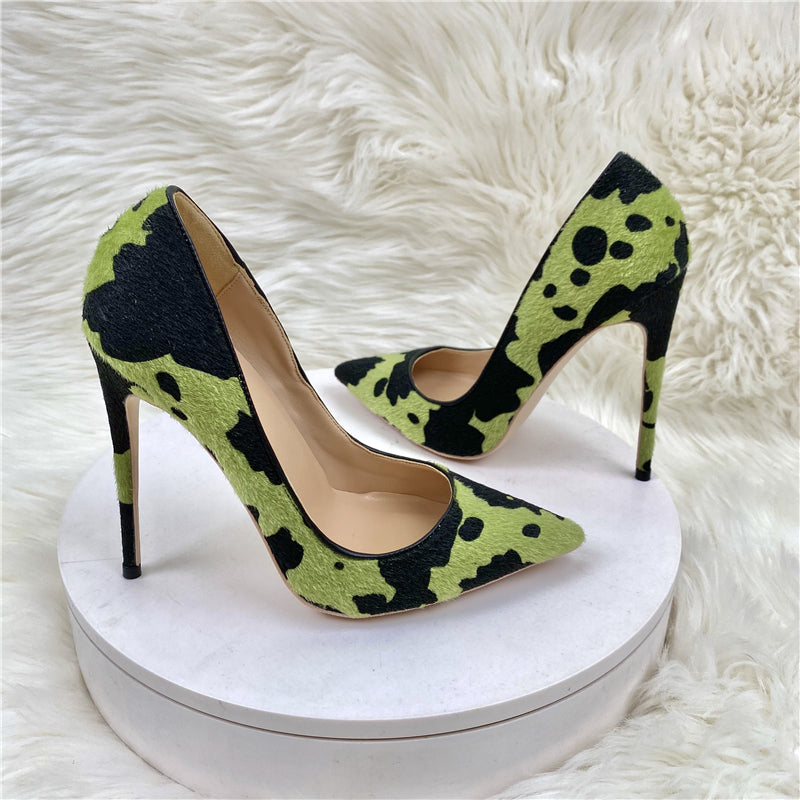 Camouflage Graffiti High Heels for Women