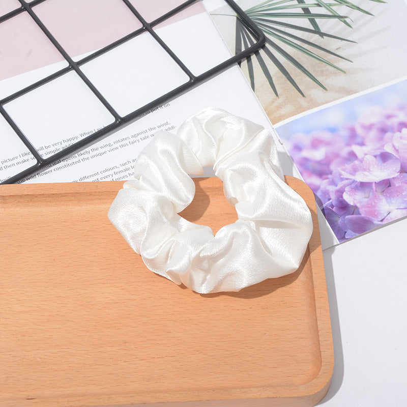 Crystal Satin Hair Ties for Women – 11 Colours