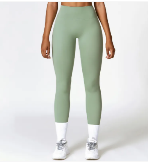 Damen-Yoga-Leggings mit hoher Taille, gebürstet, Po-Lifting