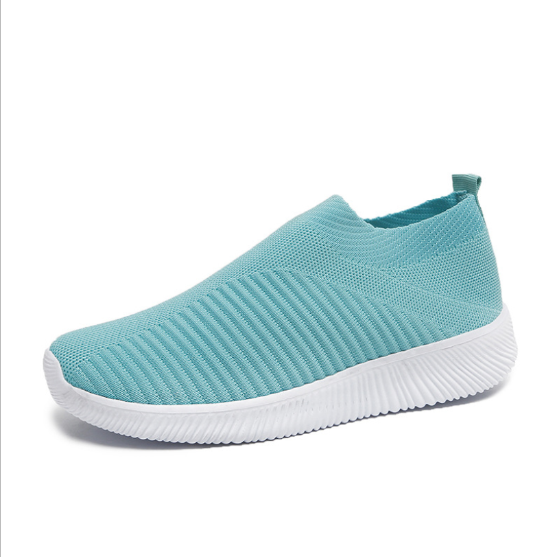 Damen-Strick-Mesh-Socken-Sneaker mit dicker Sohle