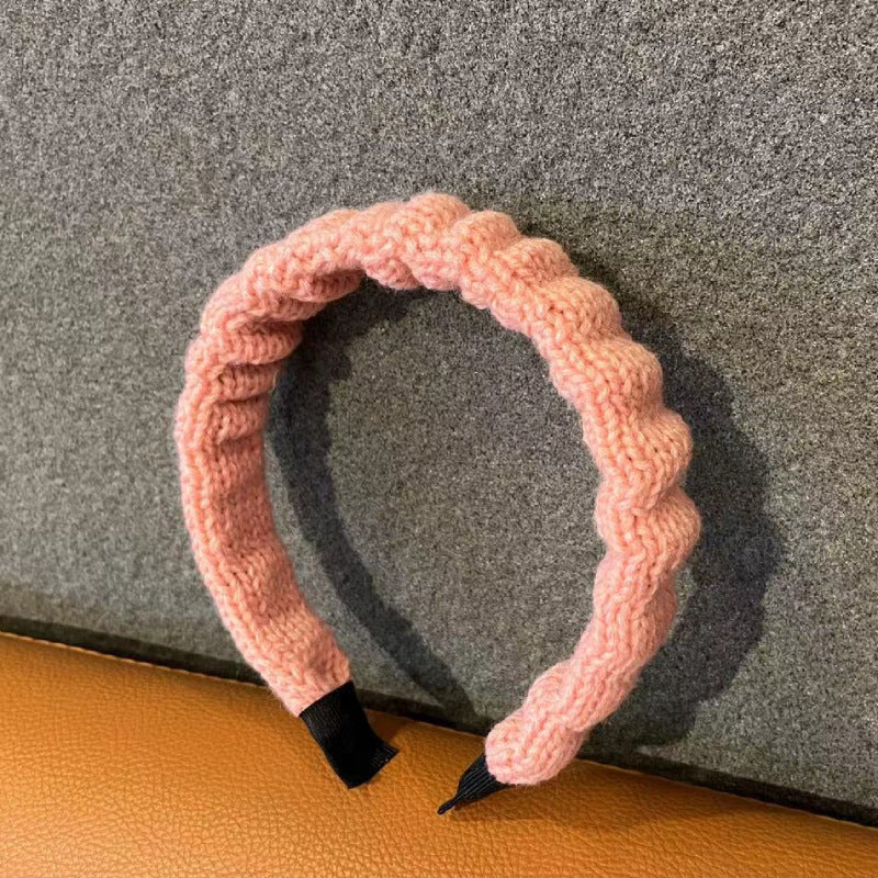 Retro Woolen Headband for Women – 8 Colours