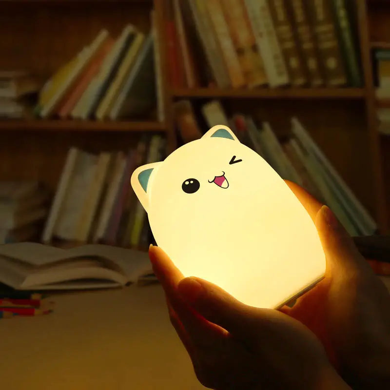 LED-Nachtlicht Bär für das Kinderzimmer – USB wiederaufladbar & Touch-Sensor