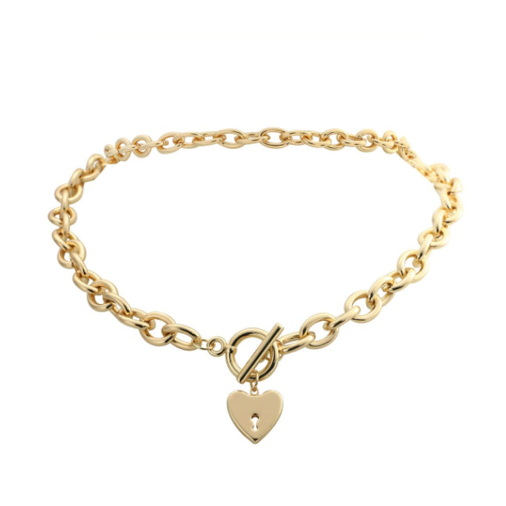 Casie Heart Toggle Necklace