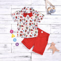 Jungen Weihnachtsfliege Bekleidungsset | Festliches Baumwoll-Outfit | 80–120cm