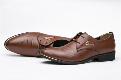 Men's Pointed Toe Business Dress Shoes