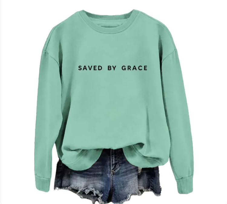 Sweat à capuche « Graceful Faith » – Sweat à capuche CVC en coton pour femme, disponible en 15 couleurs
