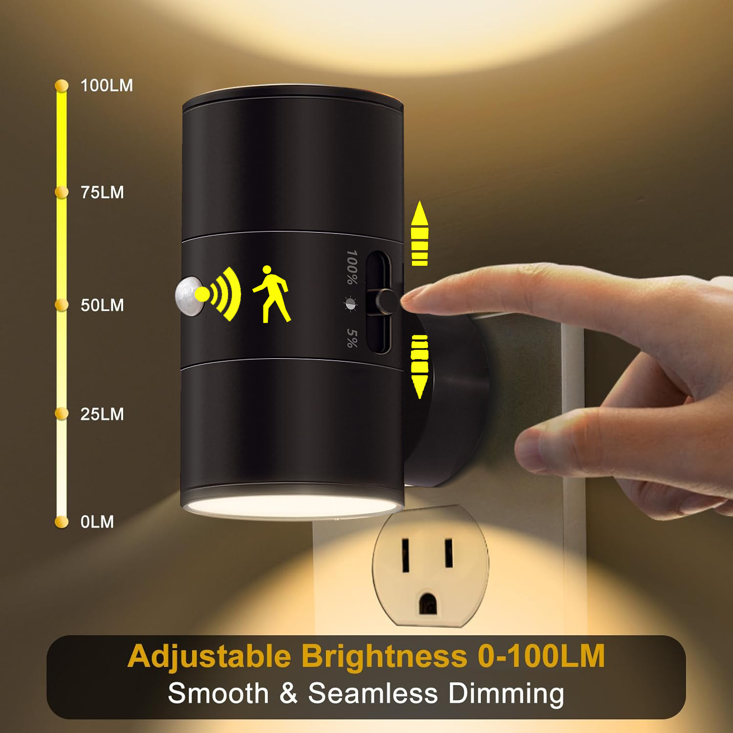 Colour Changing LED Night Light – Nursery & Kids Room Lamp