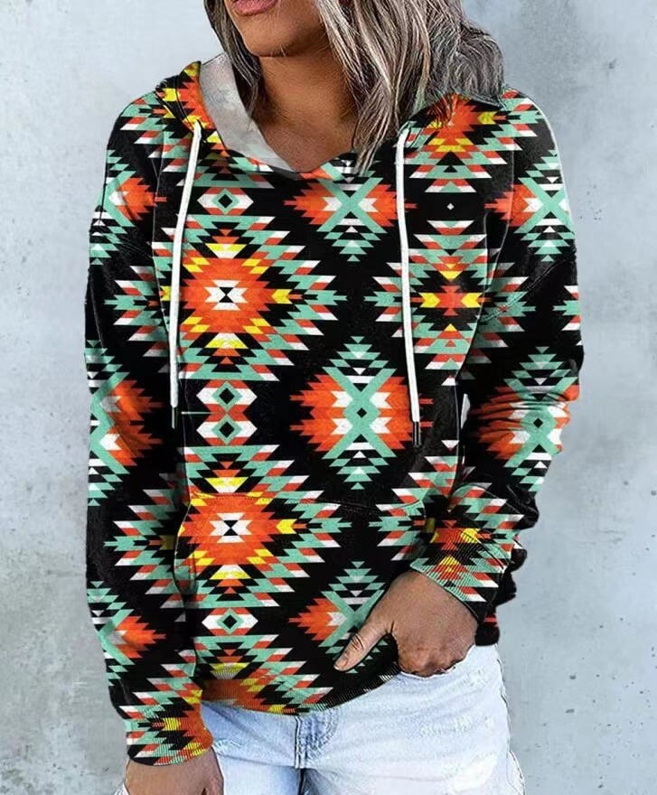 Women's Burst Print Sweatshirt