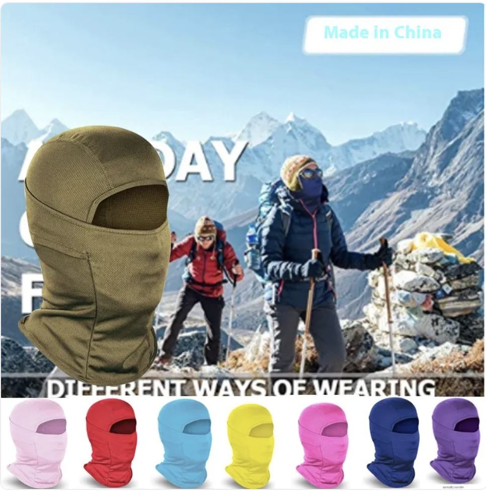 Flying Tiger UV Protection Face Mask Beanie