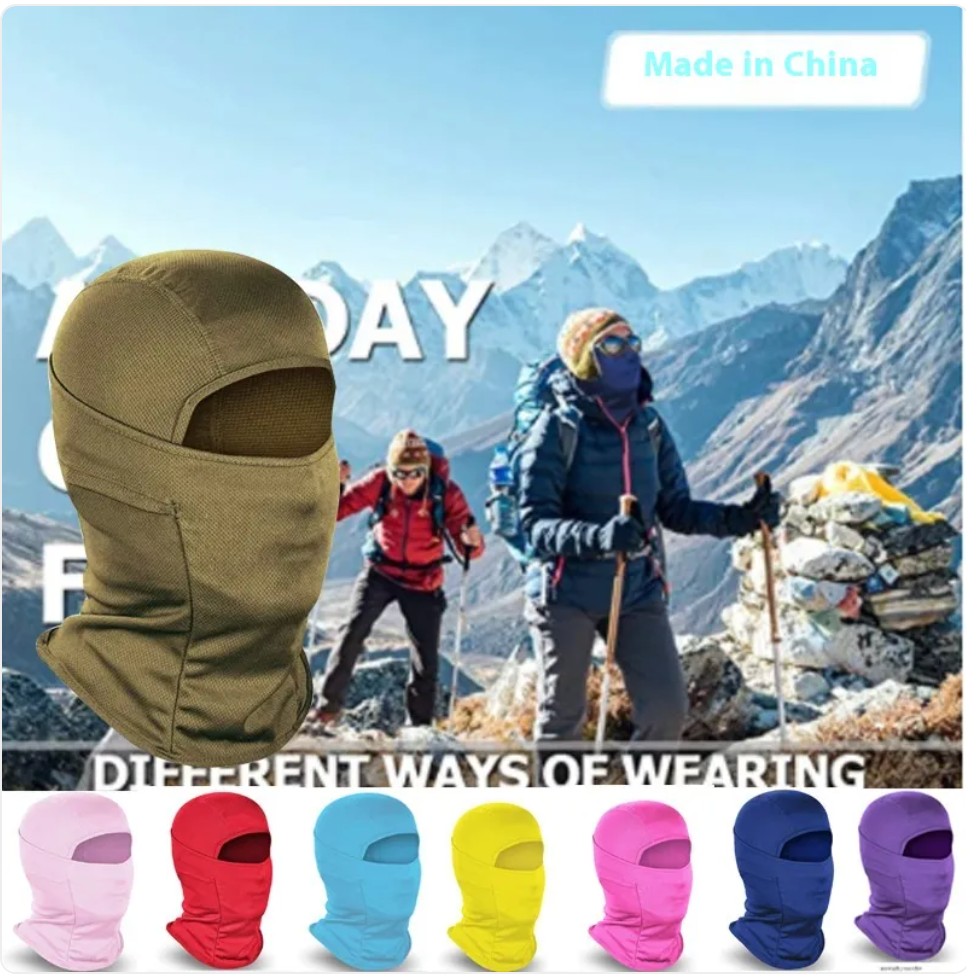 Flying Tiger UV-Schutz Gesichtsmasken-Mütze