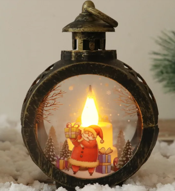 Christmas Decor Ornaments – Festive Santa & Snowman Figurines