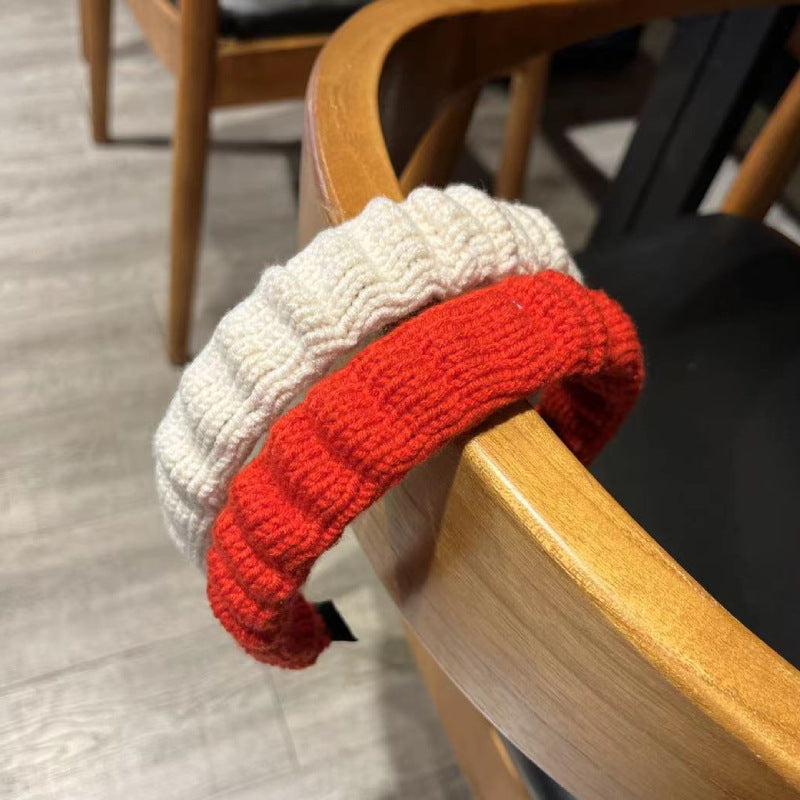 Retro Woolen Headband for Women – 8 Colours
