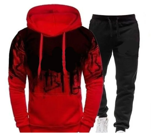 FlexFit Men's Hooded Tracksuit Set