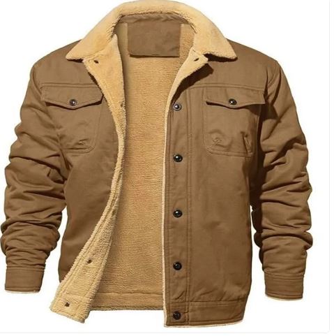 Men's Fleece-Lined Bomber Jacket