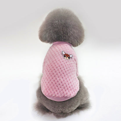 Fleece Dog Leg Warmers — Warm Knit Paw Protectors for Small Dogs & Puppies