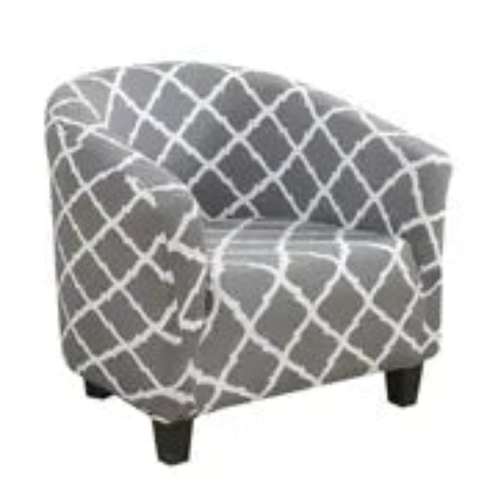 Housse de fauteuil en velours extensible pour la décoration du salon