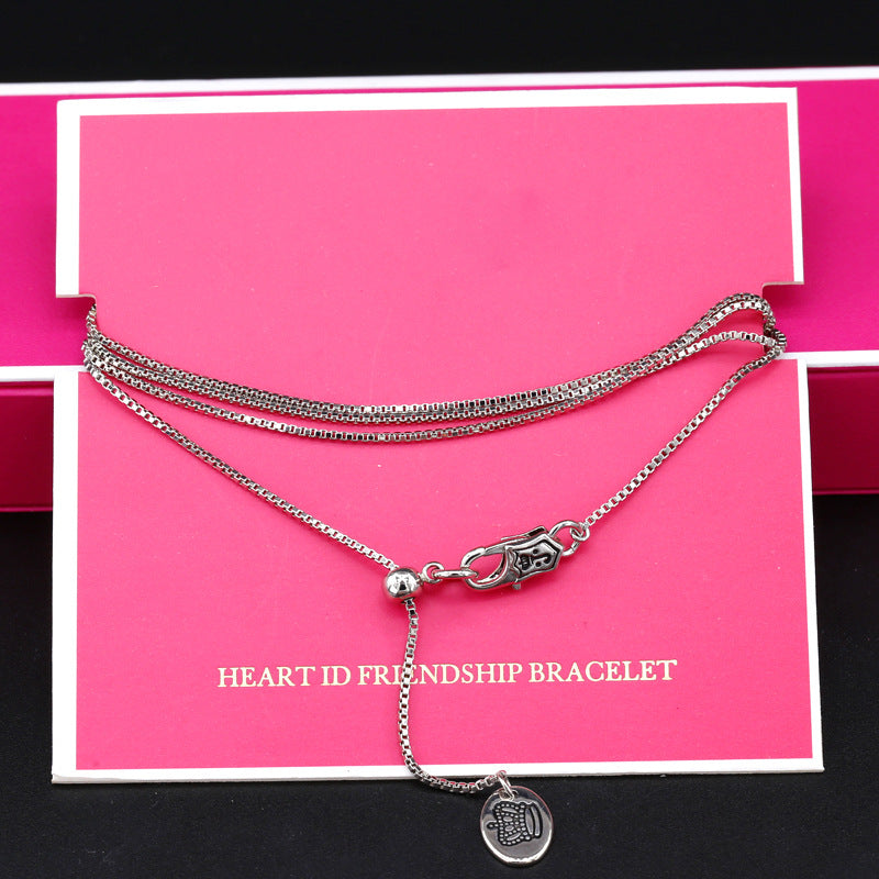 Adjustable Snake Chain Pendant Necklace