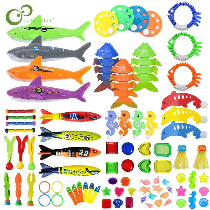 Summer Pool Diving Toys for Kids – Underwater Gem Set