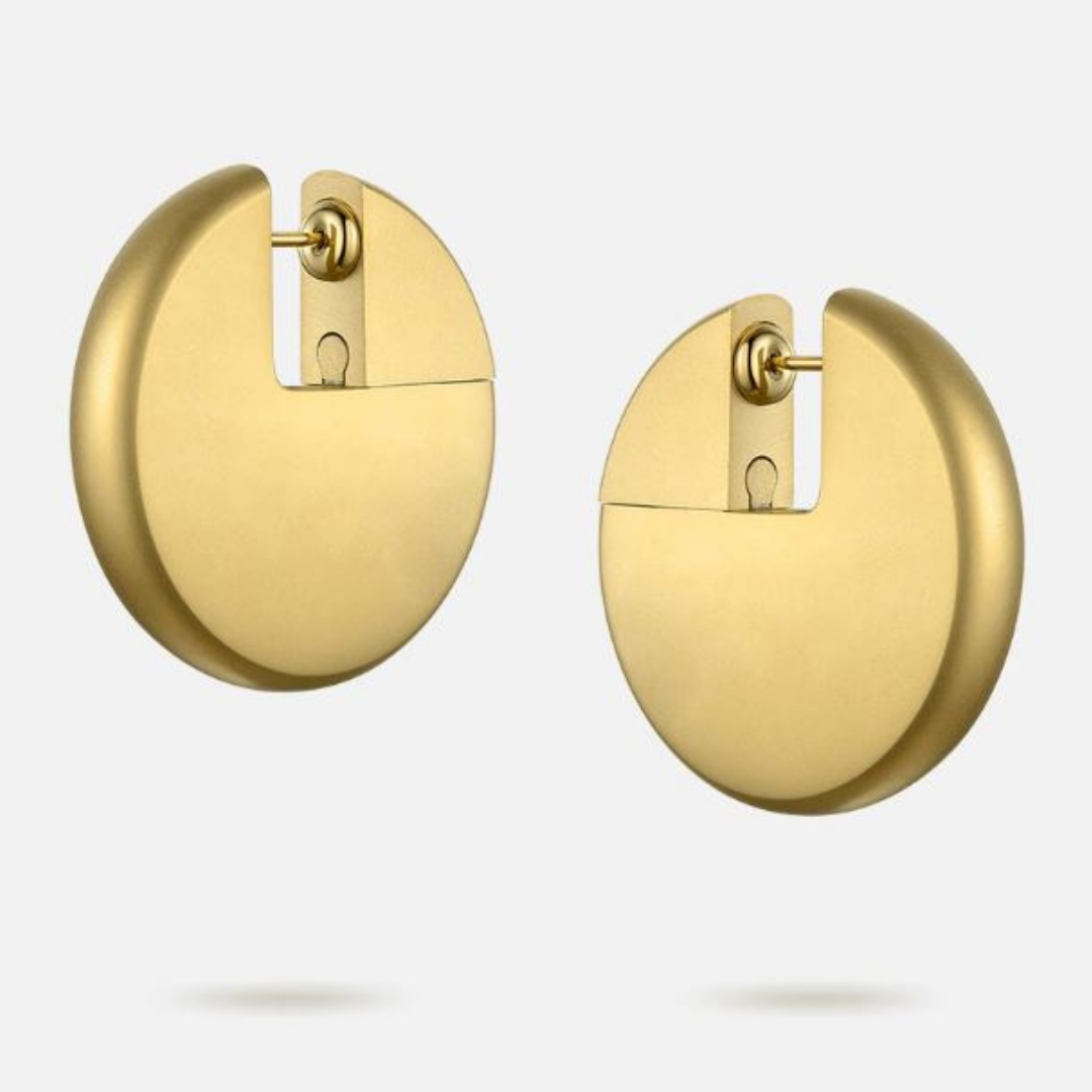 Ariana Stainless Steel Statement Earrings