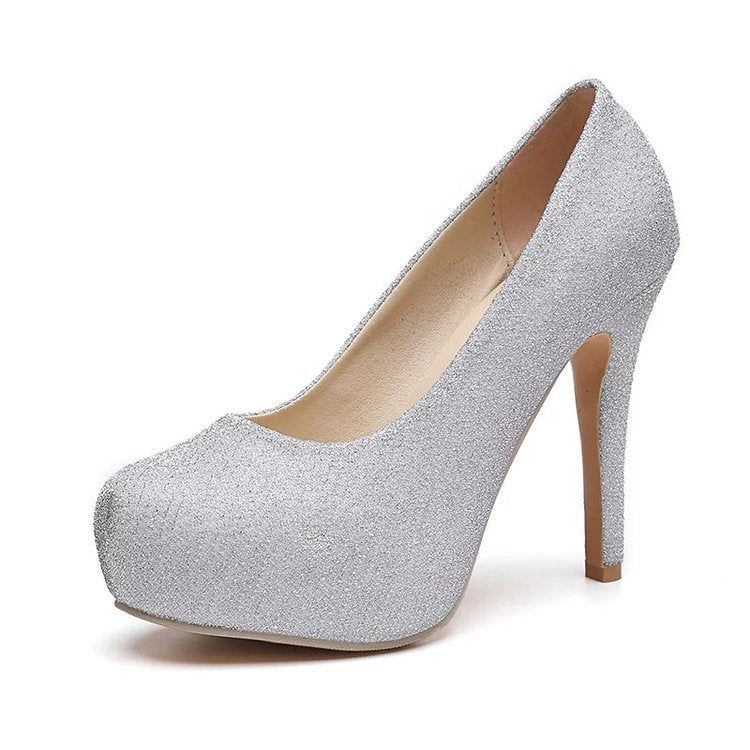 Women’s Glitter Platform Heels