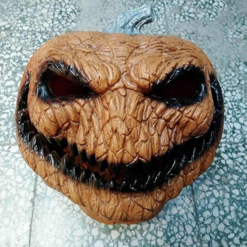 Halloween Pumpkin Lantern & Decor - Spooky Tabletop Ornament